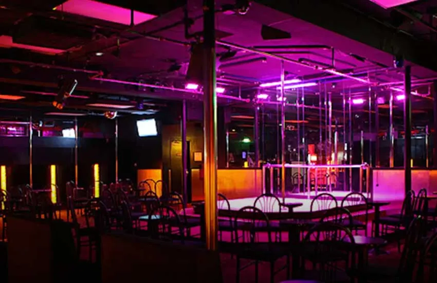 Main floor and stages at Déjà Vu Showgirls Minneapolis