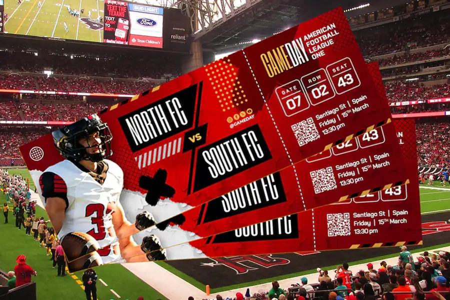 Game tickets in a packed stadium — free admission with a same-day event ticket stub